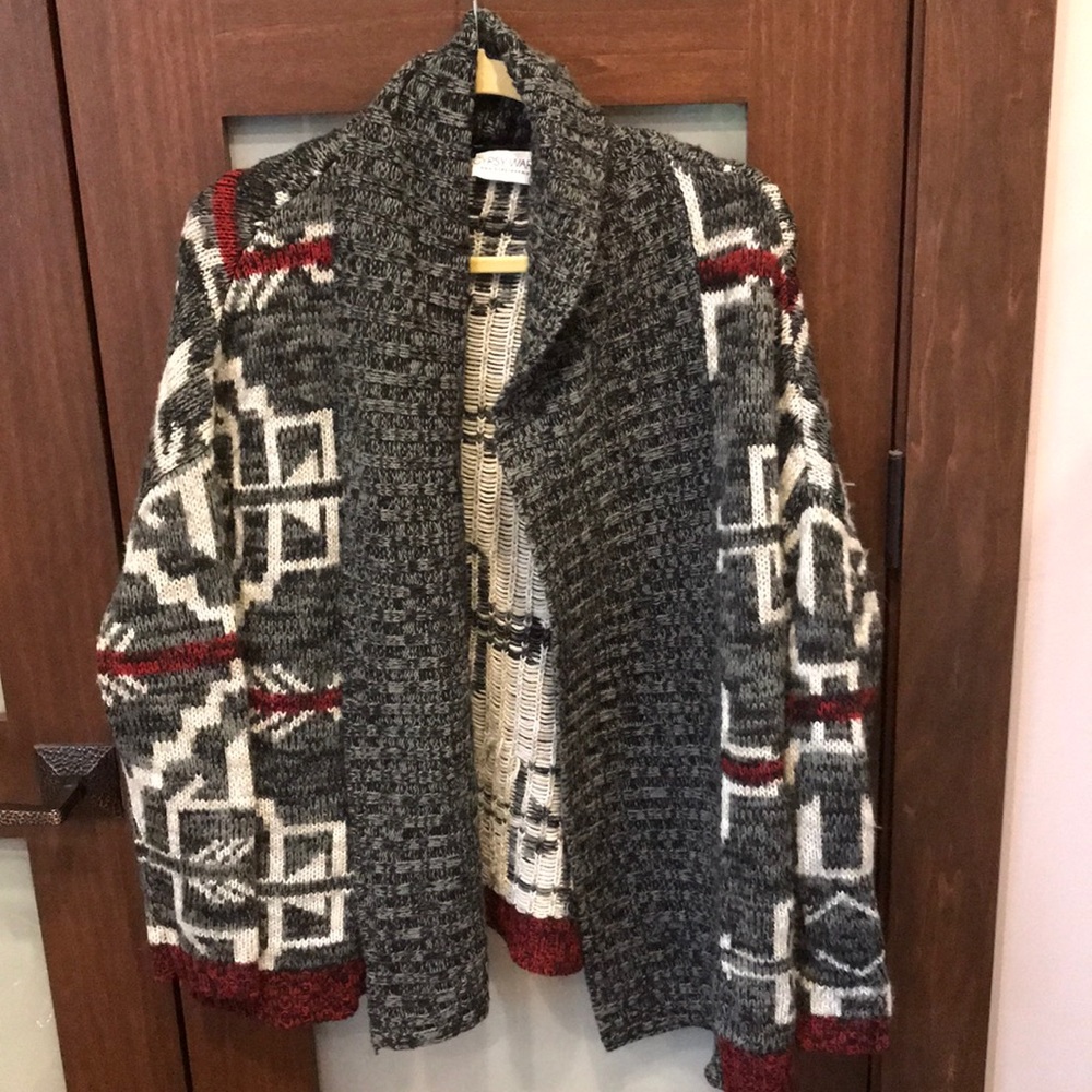 Aztec Print Sweater
